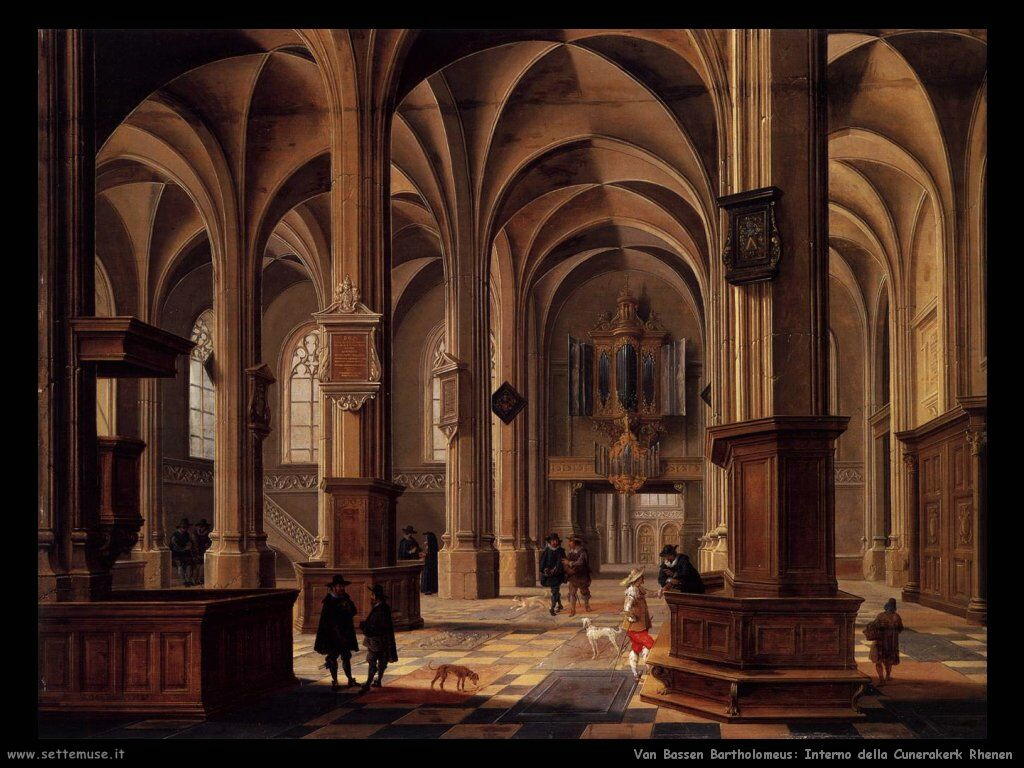 Van Bassen Bartholomeus Interno della Cattedrale di Rhenen