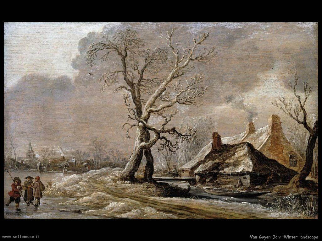 Paesaggio invernale Van Goyen Jan 