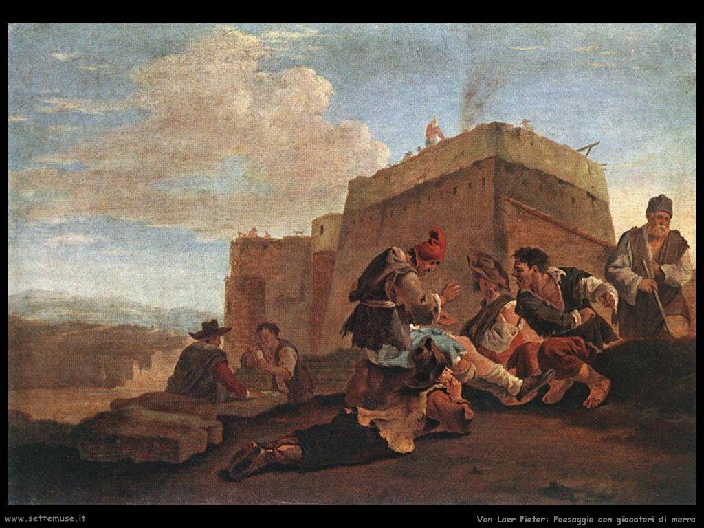 Van Laer Pieter Paesaggio con suonatori di morra