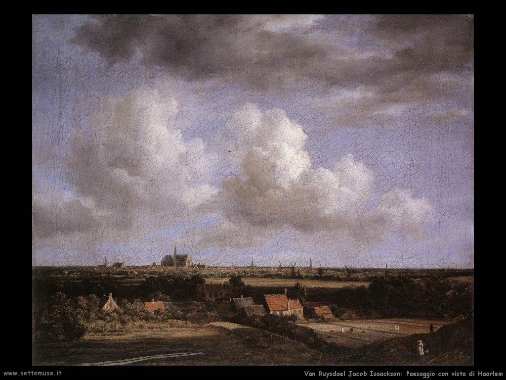 Panorama con vista su Haarlem Van Ruysdael Jacob Isaackszon 