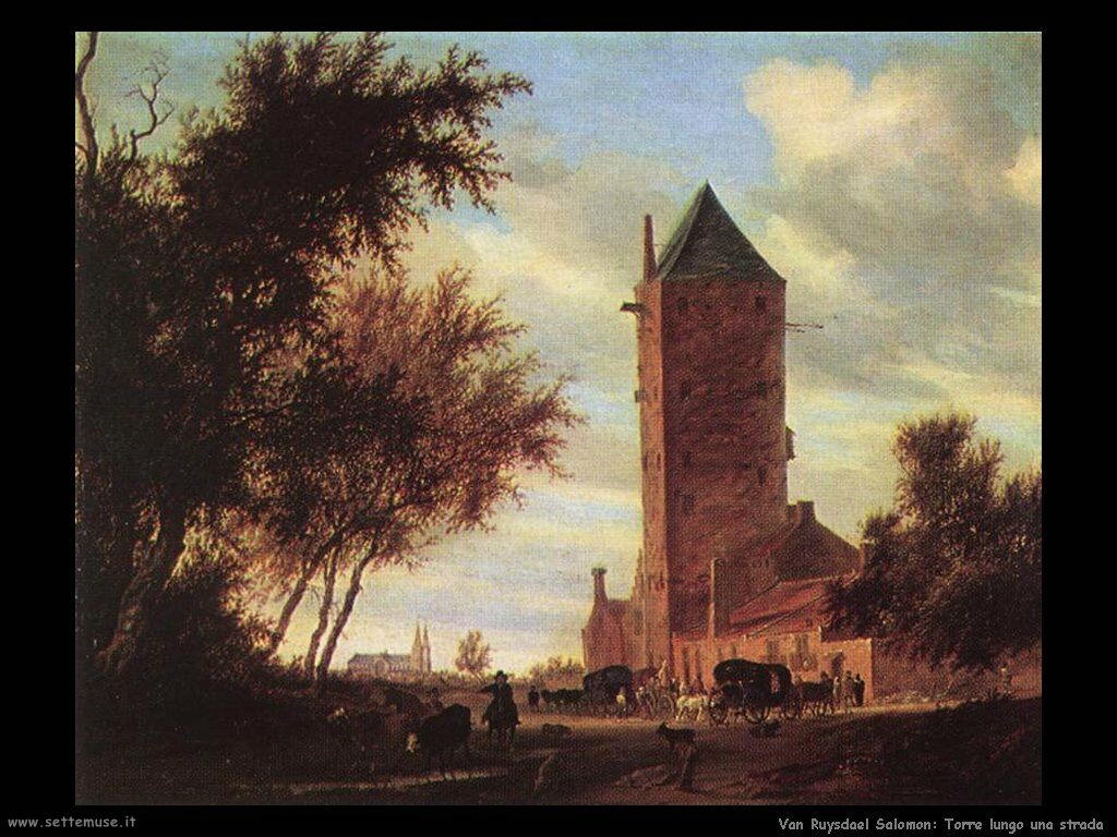 Torre sulla strada Van Ruysdael Salomon 