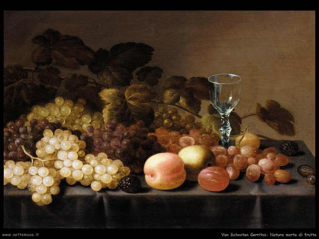 Van Schooten, Gerritsz Natura morta con frutta