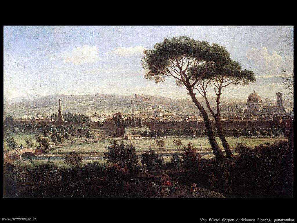 Vista di Firenze Van Wittel Andriaans Caspar 