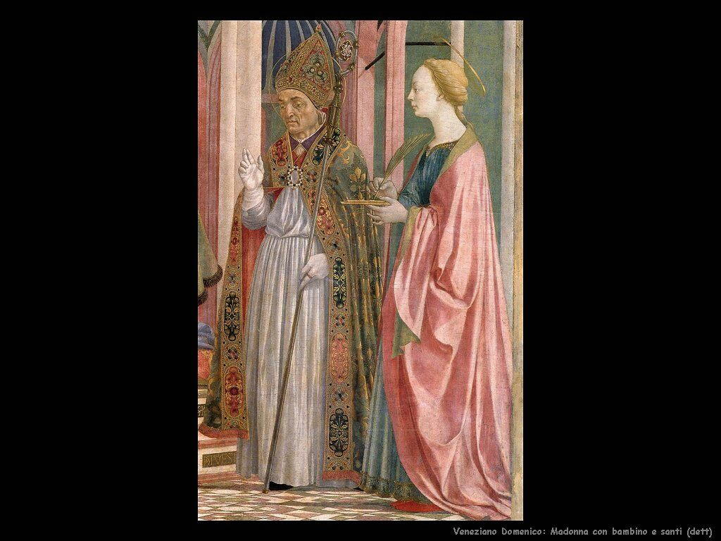 Madonna con Figlio e santi (particolare) Veneziano Domenico 
