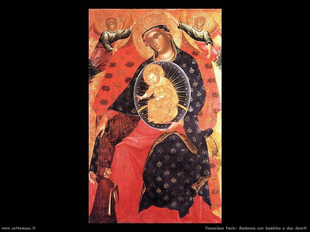 Madonna con Bambino e due donatori Veneziano Paolo 