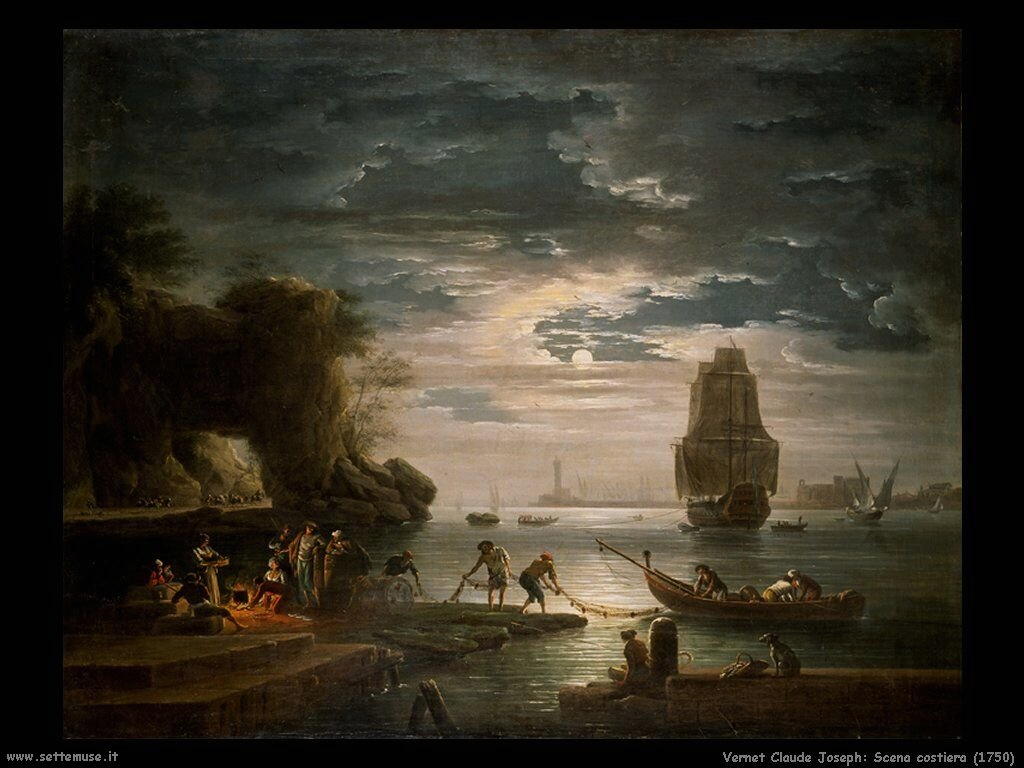 La Costiera  (1750) Vernet Claude Joseph 