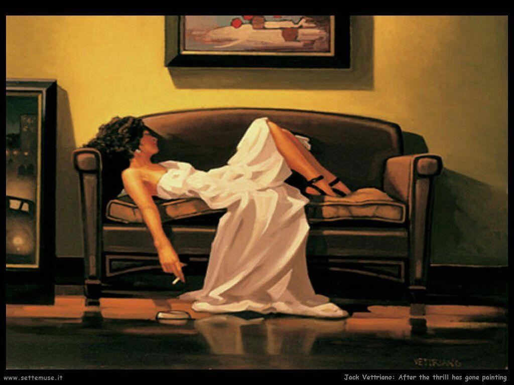 jack vettriano after the thrill has gone painting