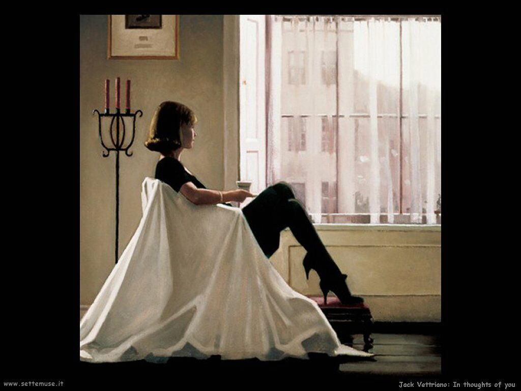jack vettriano in thoughts of you