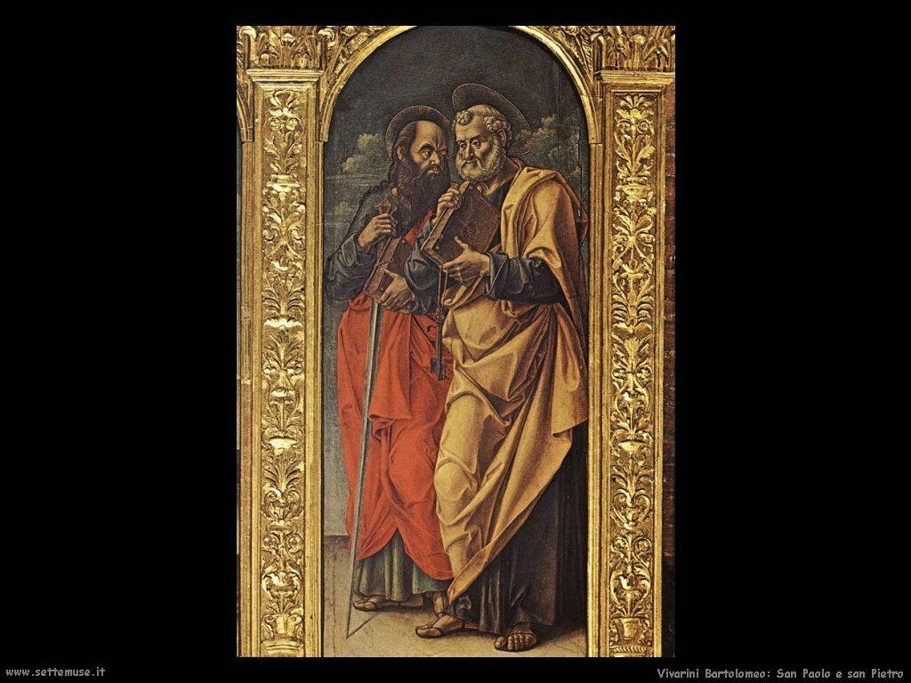 Polittico di Conversano (Particolare San Pietro e Paolo)  Vivarini Bartolomeo 