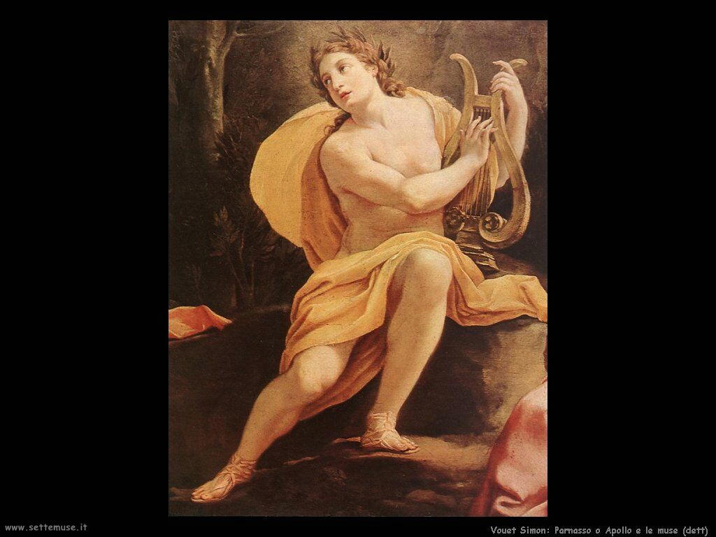 Parnassus o Apollo e le Muse (dettaglio) Vouet Simon 