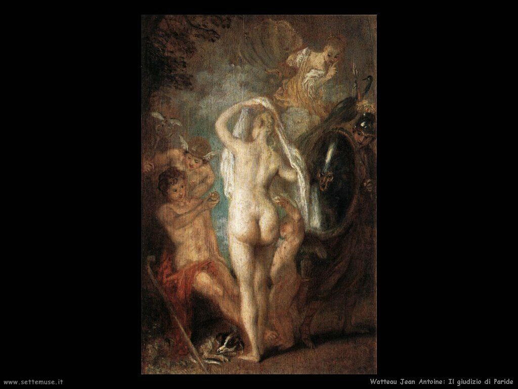 Il giudizio di Paride Watteau Jean Antoine