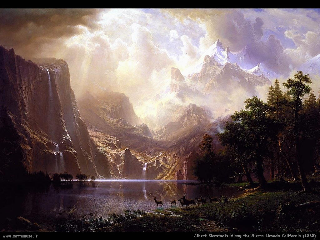Temporale a Rochy Mountains 1859 Albert Bierstadt