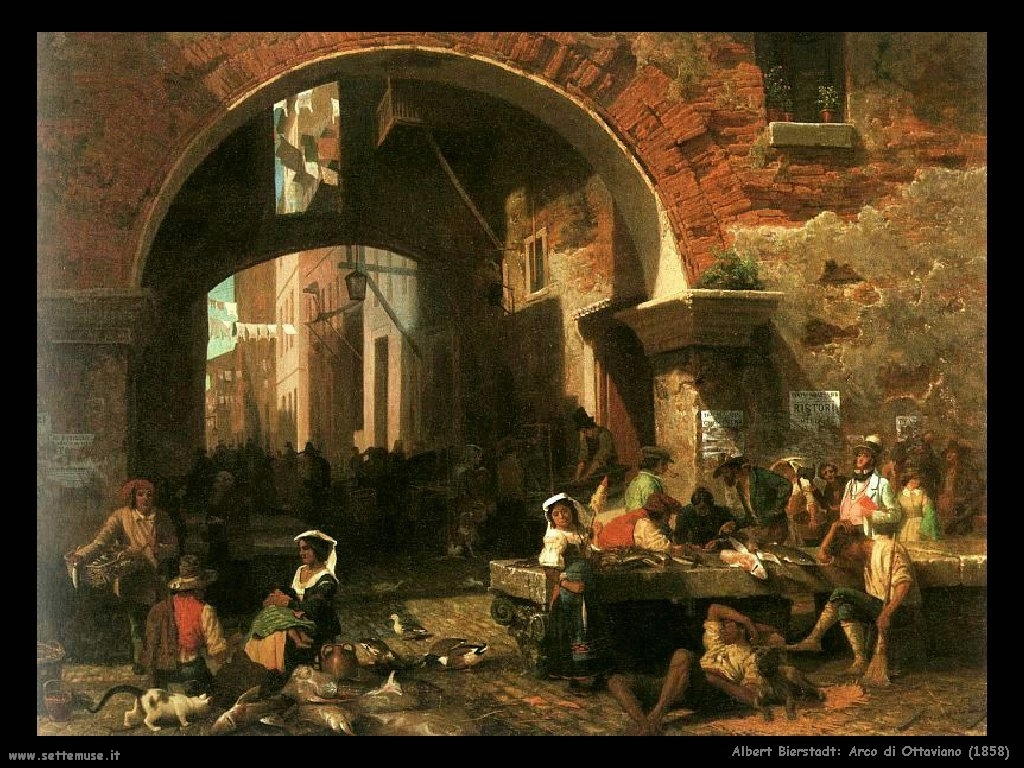 arco_di_ottavio_1858  Albert Bierstadt