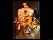Fernando Botero_studio_modello_maschile_1972
