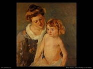 Mary Cassatt giulia con sua madre