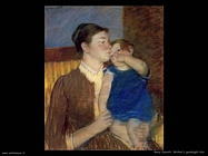 Mary Cassatt bacio della buona notte
