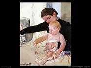 Mary Cassatt il bagno al piccolo