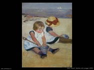 Mary Cassatt bambine sulla spiaggia
