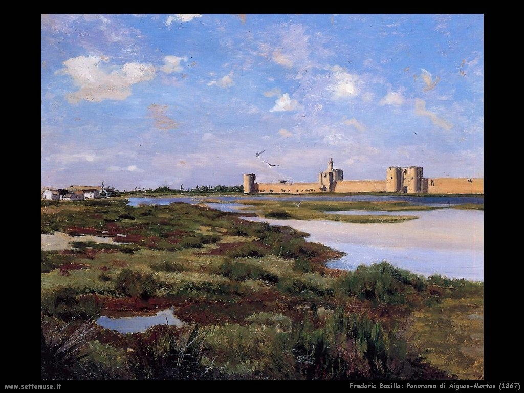 Frederic Bazille_panorama_a_aigues_mortes_1867