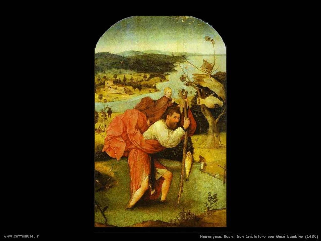 San Cristoforo con Gesù bambino (1480)