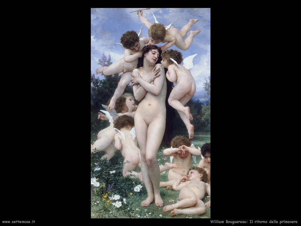 William Bouguereau_il_ritorno_della_primavera_1886