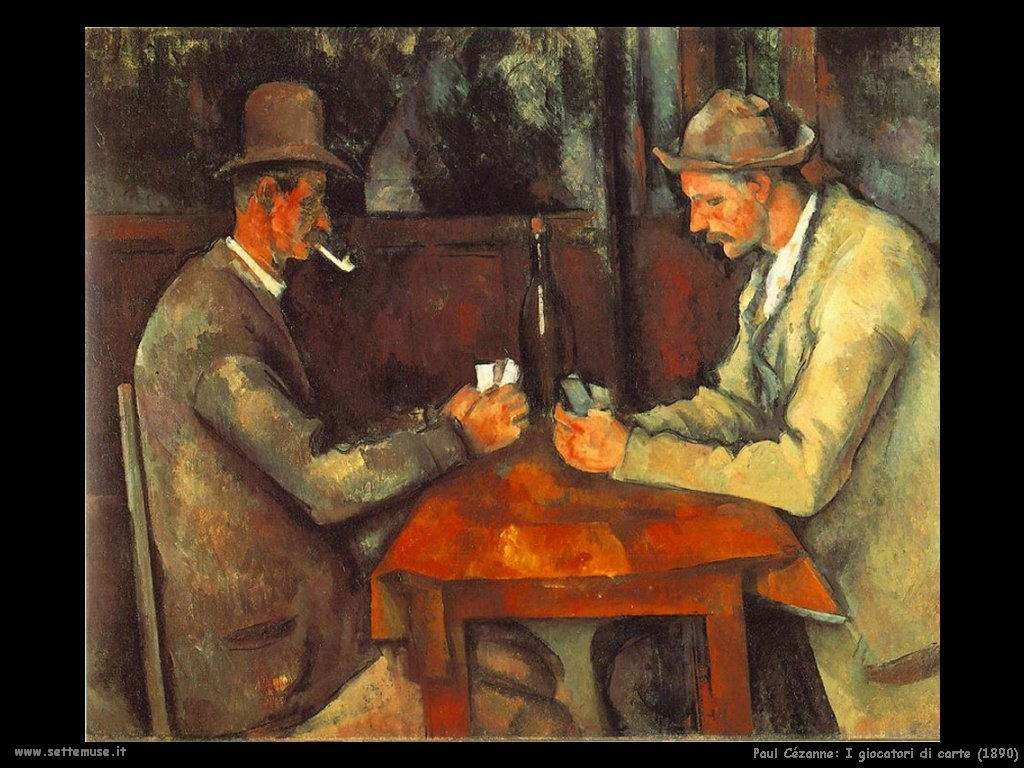 Giocatori di carte (1890)  Paul Cézanne