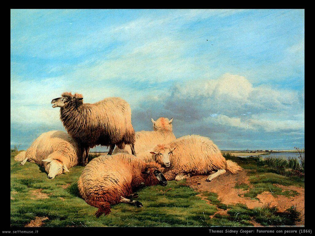 thomas_sidney_cooper_panorama_con_pecore_1866