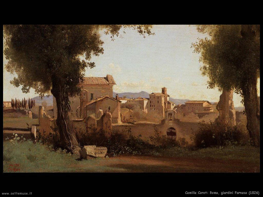 camille_corot_roma_giardini_farnese_1826
