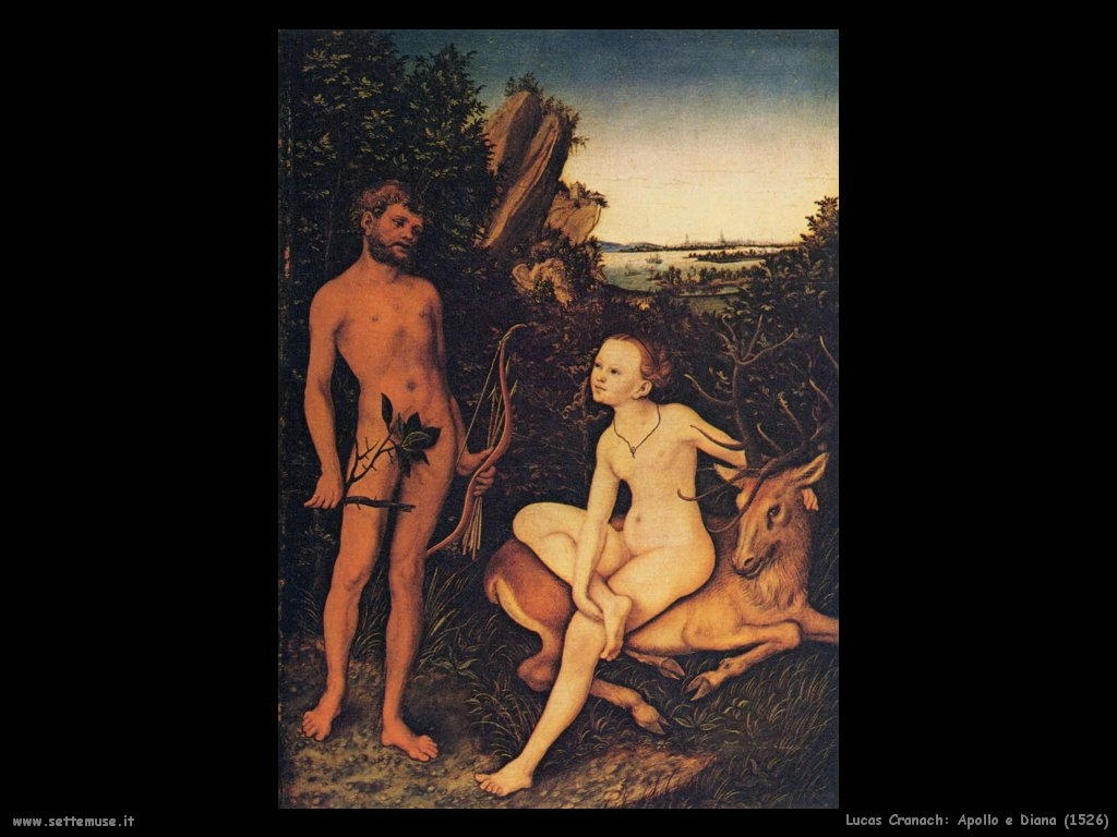 Lucas Cranach_apollo_e_diana_1526