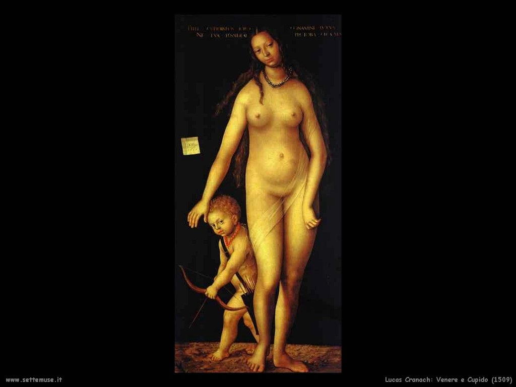 Lucas Cranach_venere_e_cupido_1509