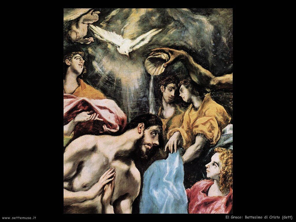 El Greco battesimo_di_cristo