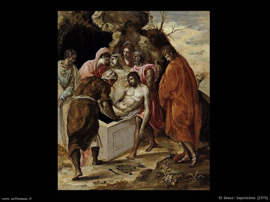 El Greco deposizione 1570