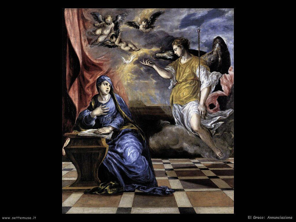 El Greco annunciazione