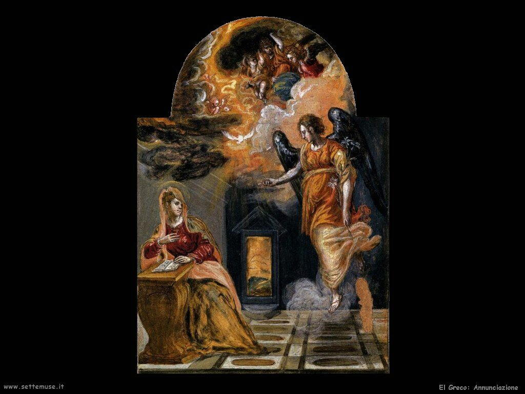 El Greco annunciazione 47