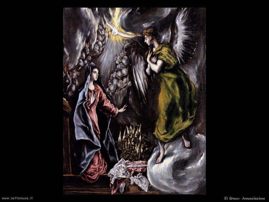 El Greco annunciazione 49