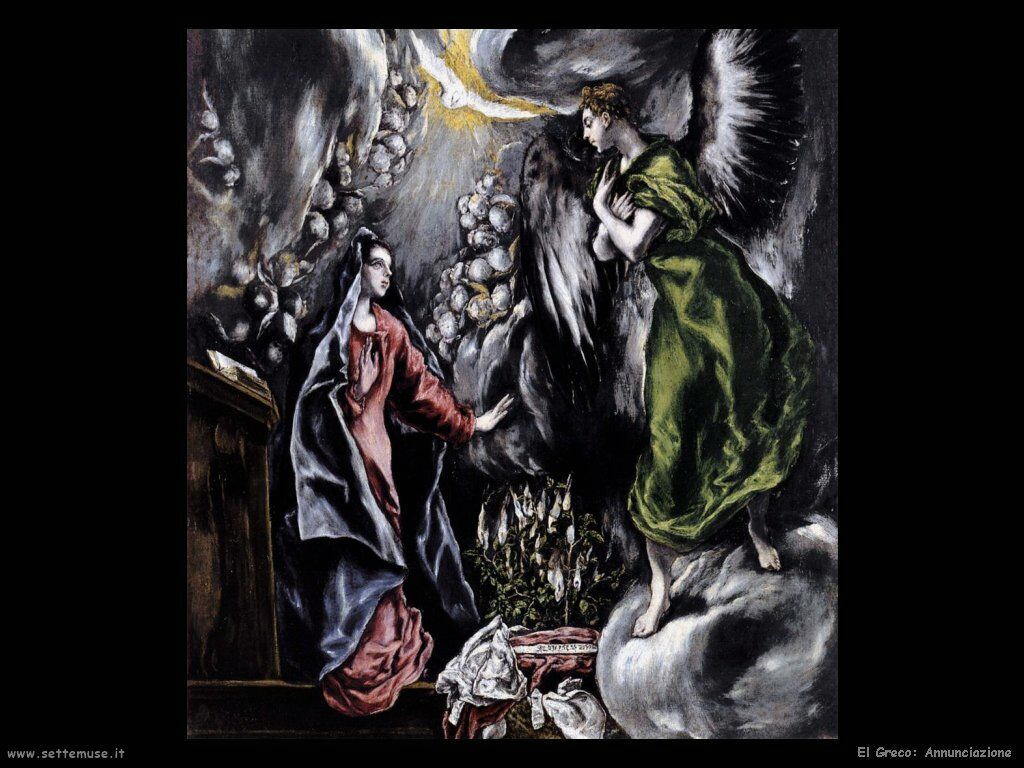 El Greco annunciazione 51