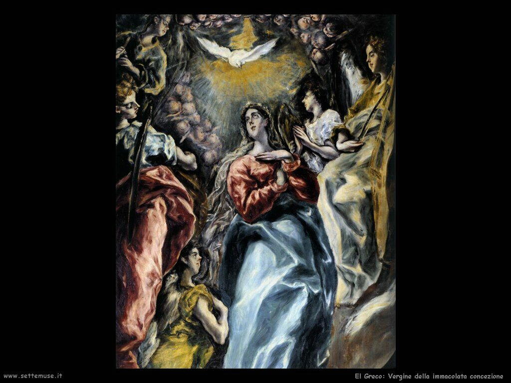 El Greco vergine dell immacolata concezione
