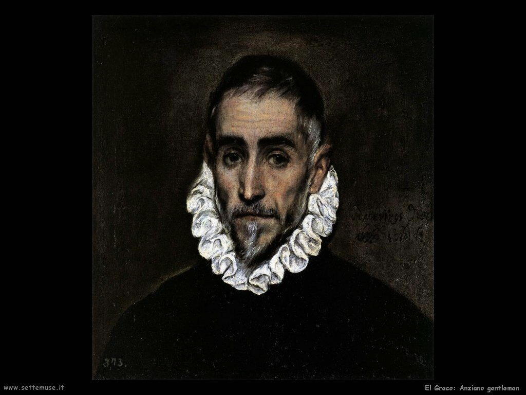 El Greco anziano gentleman