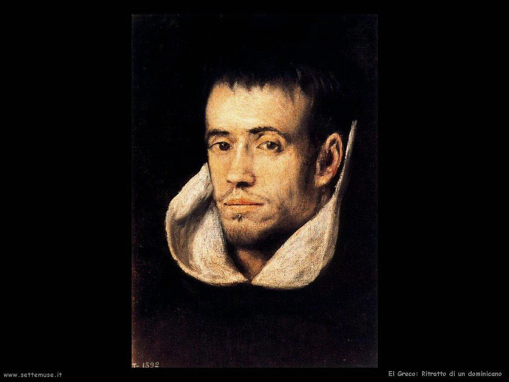 El Greco ritratto di dominicano