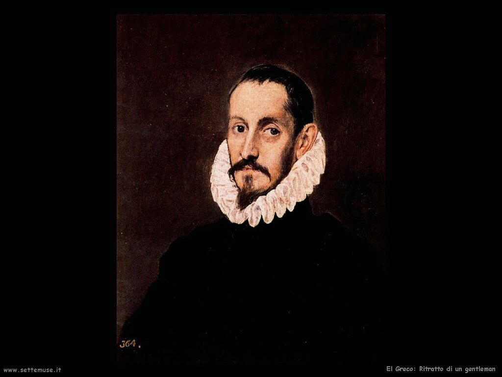 El Greco ritratto di gentleman