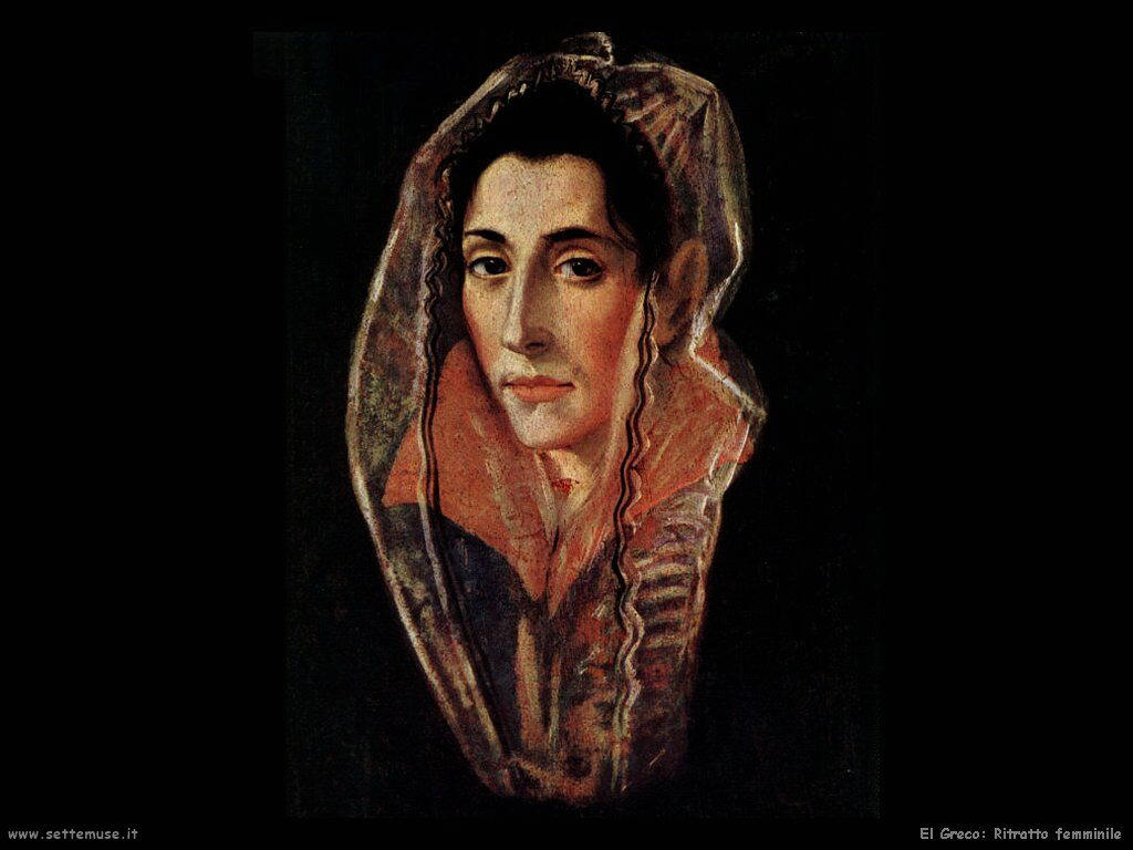 El Greco ritratto femminile