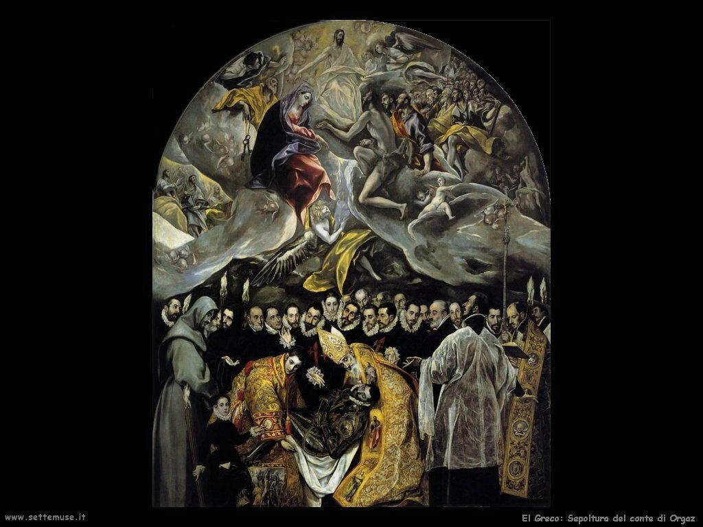 El Greco sepoltura del conte di orgaz