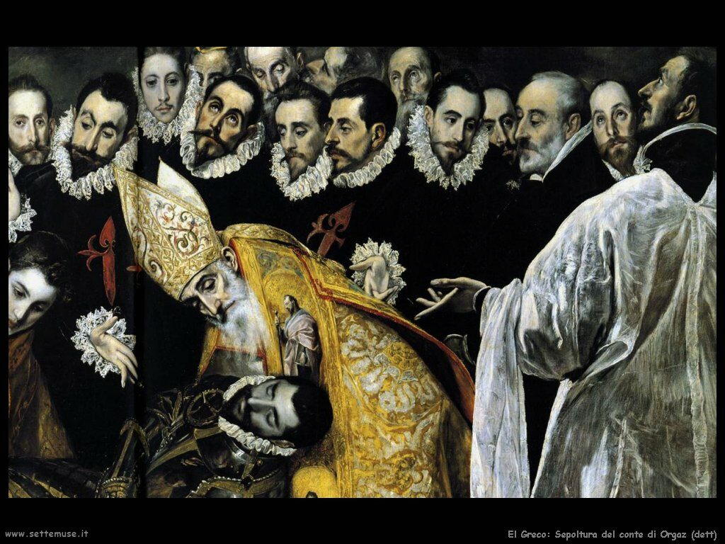 El Greco sepoltura del conte di orgaz 91