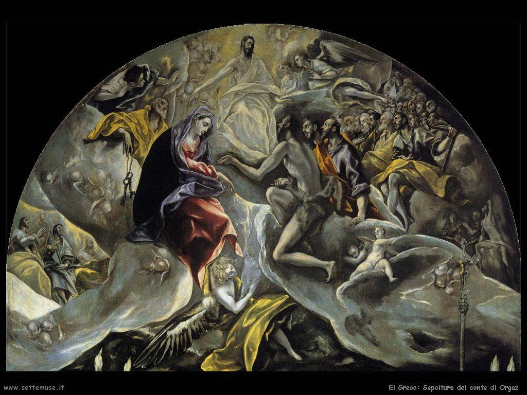El Greco sepoltura del conte di orgaz 92