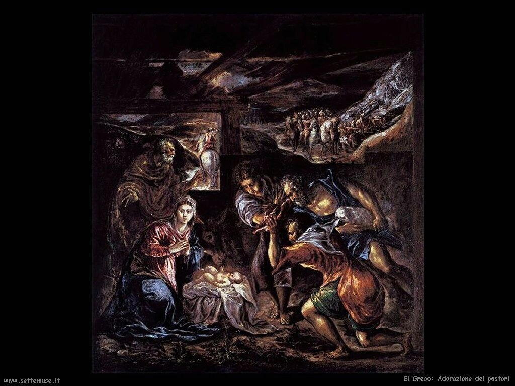 El Greco adorazione dei pastori