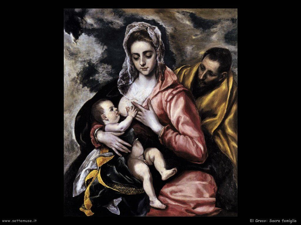 El Greco sacra famiglia