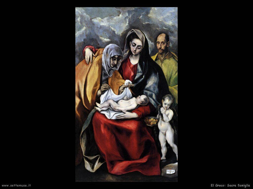 El Greco sacra famiglia 101