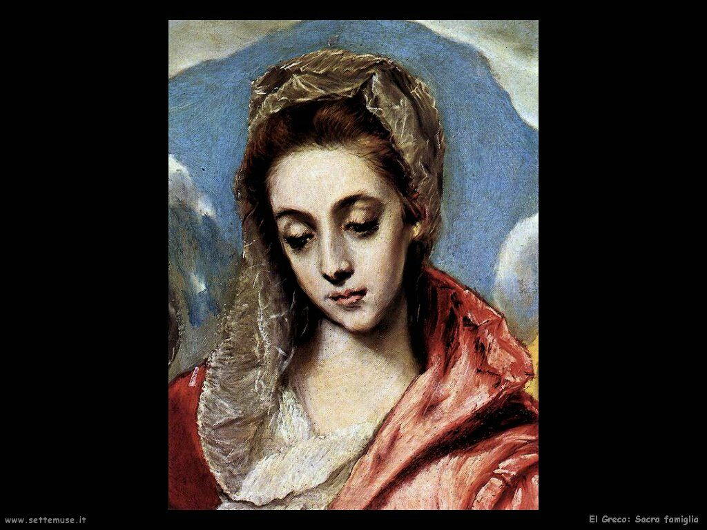 El Greco sacra famiglia 102