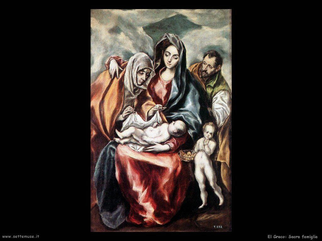 El Greco sacra famiglia 103