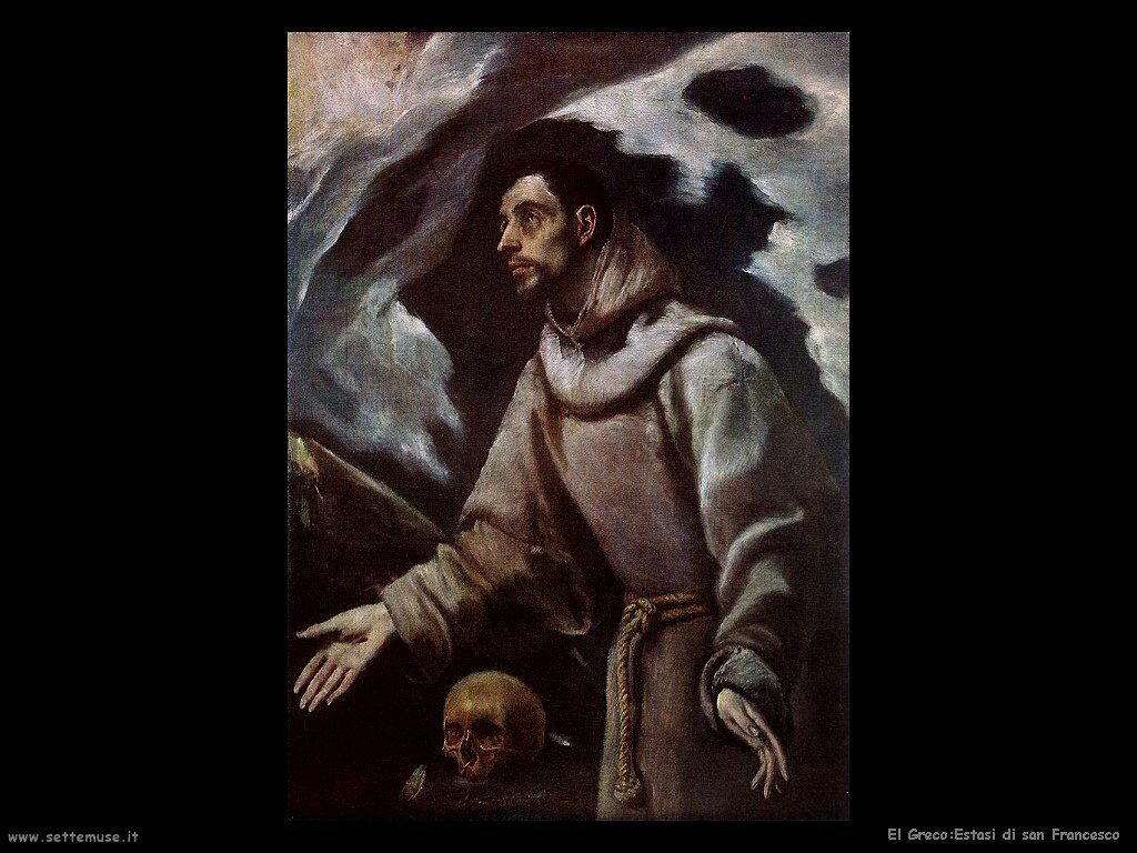 El Greco estasi san francesco